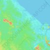 Mappa topografica Kourou, altitudine, rilievo
