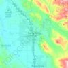 Mappa topografica Santa Rosa, altitudine, rilievo