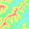 Mappa topografica Ostra Vetere, altitudine, rilievo