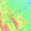 Mappa topografica Esino, altitudine, rilievo