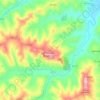 Mappa topografica Fiume Uso, altitudine, rilievo