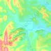 Mappa topografica Fruto, altitudine, rilievo