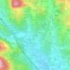Mappa topografica Colonge, altitudine, rilievo