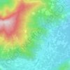Mappa topografica Gallian, altitudine, rilievo
