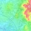 Mappa topografica Le Mont Vaillant, altitudine, rilievo