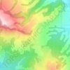 Mappa topografica Atia, altitudine, rilievo