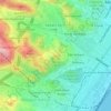Mappa topografica Monte Serro, altitudine, rilievo