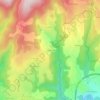 Mappa topografica Champcros, altitudine, rilievo