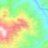 Mappa topografica Awrir Aǧisa, altitudine, rilievo