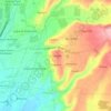 Mappa topografica El Calvario, altitudine, rilievo