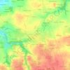 Mappa topografica Mengleuz, altitudine, rilievo