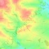 Mappa topografica Les Fontenelles, altitudine, rilievo