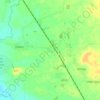 Mappa topografica Dalton Moor, altitudine, rilievo