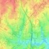 Mappa topografica Crescentwood Village, altitudine, rilievo