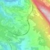 Mappa topografica Chez Gantin, altitudine, rilievo