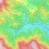 Mappa topografica Tezzetta, altitudine, rilievo