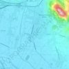 Mappa topografica Le Case, altitudine, rilievo