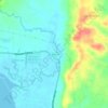 Mappa topografica Buhatan, altitudine, rilievo