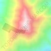 Mappa topografica Mount Tom, altitudine, rilievo
