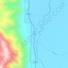 Mappa topografica Topaz, altitudine, rilievo