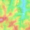 Mappa topografica Soulières, altitudine, rilievo