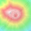 Mappa topografica Volcán Misti, altitudine, rilievo