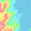 Mappa topografica Tanca Manna, altitudine, rilievo