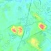 Mappa topografica Kent Corner, altitudine, rilievo
