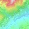 Mappa topografica Acquabona, altitudine, rilievo