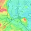 Mappa topografica Thorpe Green, altitudine, rilievo