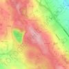 Mappa topografica Halkyn Mountain, altitudine, rilievo