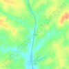 Mappa topografica Texico, altitudine, rilievo