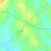Mappa topografica Cat Spring, altitudine, rilievo