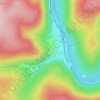 Mappa topografica Terres Rochette, altitudine, rilievo