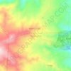 Mappa topografica Piedecuesta, altitudine, rilievo