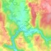 Mappa topografica Ty Neve Kerlivio, altitudine, rilievo