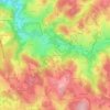 Mappa topografica Le Buisson, altitudine, rilievo