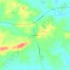 Mappa topografica Daniel Boone, altitudine, rilievo