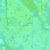 Mappa topografica Poinciana, altitudine, rilievo