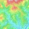 Mappa topografica Langasco, altitudine, rilievo