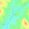 Mappa topografica Santa Luz, altitudine, rilievo