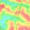 Mappa topografica Higher Trekenning, altitudine, rilievo