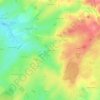 Mappa topografica La Chassagne, altitudine, rilievo