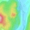 Mappa topografica Ryan Mountain, altitudine, rilievo