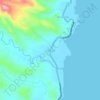 Mappa topografica Hibaiyo, altitudine, rilievo