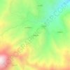 Mappa topografica Ahuyaca, altitudine, rilievo