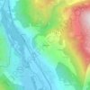 Mappa topografica Les Guions, altitudine, rilievo