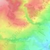 Mappa topografica Le Corgenay, altitudine, rilievo