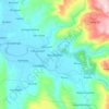 Mappa topografica San Gabriel, altitudine, rilievo