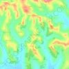 Mappa topografica Cascine Napoli, altitudine, rilievo